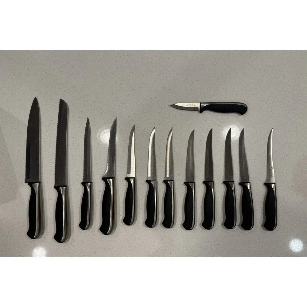 JA Henckels Knife Set 13 Piece With Block Not Complete